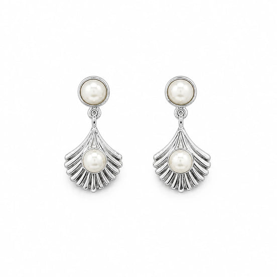 Pearl Shell Drop Earrings