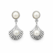 Pearl Shell Drop Earrings