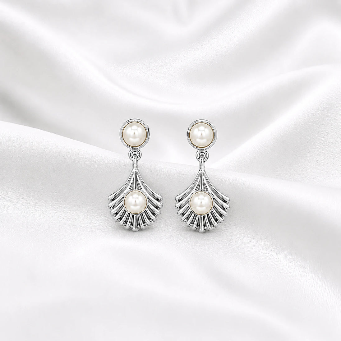 Pearl Shell Drop Earrings