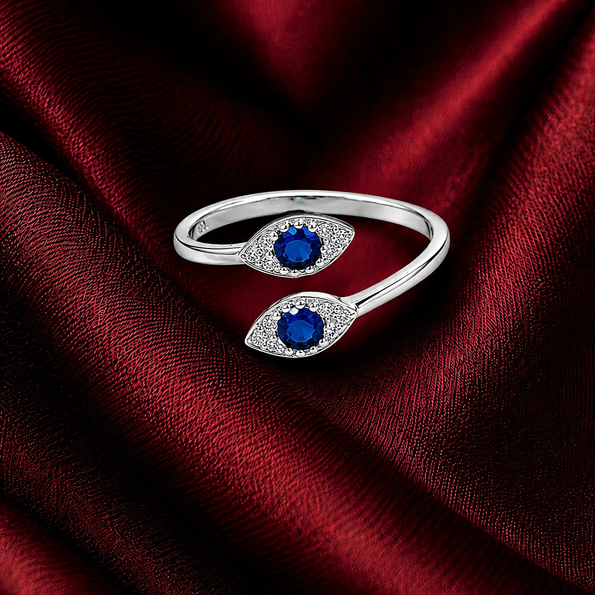Azure Marquise Open Ring