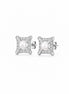 Pearl Radiance Square Stud Earrings