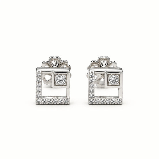 Élan Square Stud Earrings