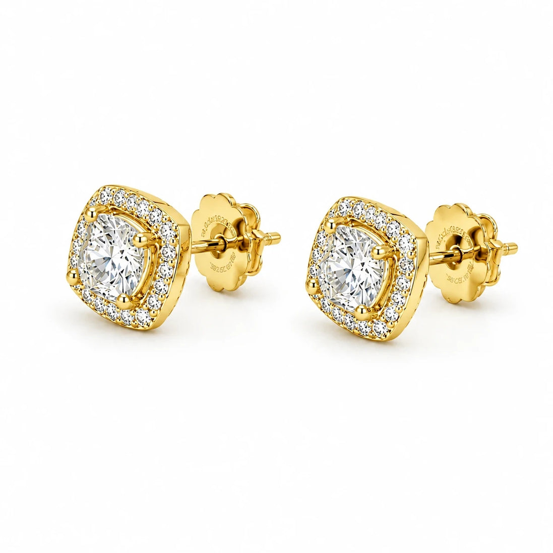Auréa Heart Halo Stud Earrings