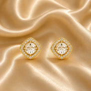 Auréa Heart Halo Stud Earrings