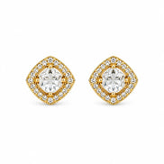 Auréa Heart Halo Stud Earrings