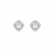 Auréa Heart Halo Stud Earrings