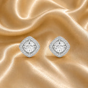 Auréa Heart Halo Stud Earrings